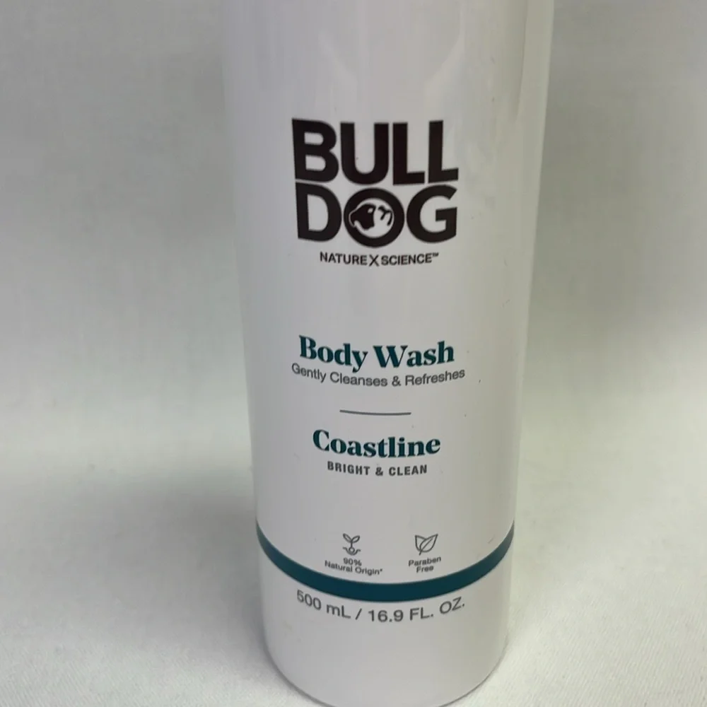 Bulldog Men's Body Wash Coastline Scent 16.9 fl oz Bright & Clean Shower Soap